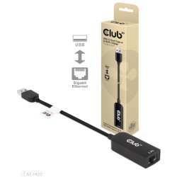 Buy Club3D USB 3.2 Type A to RJ45 2.5Gb Adapter - USB 3.2 Type A to RJ45 2.5Gb in Cyprus, Nicosia, Limassol, Larnaka, Pafos