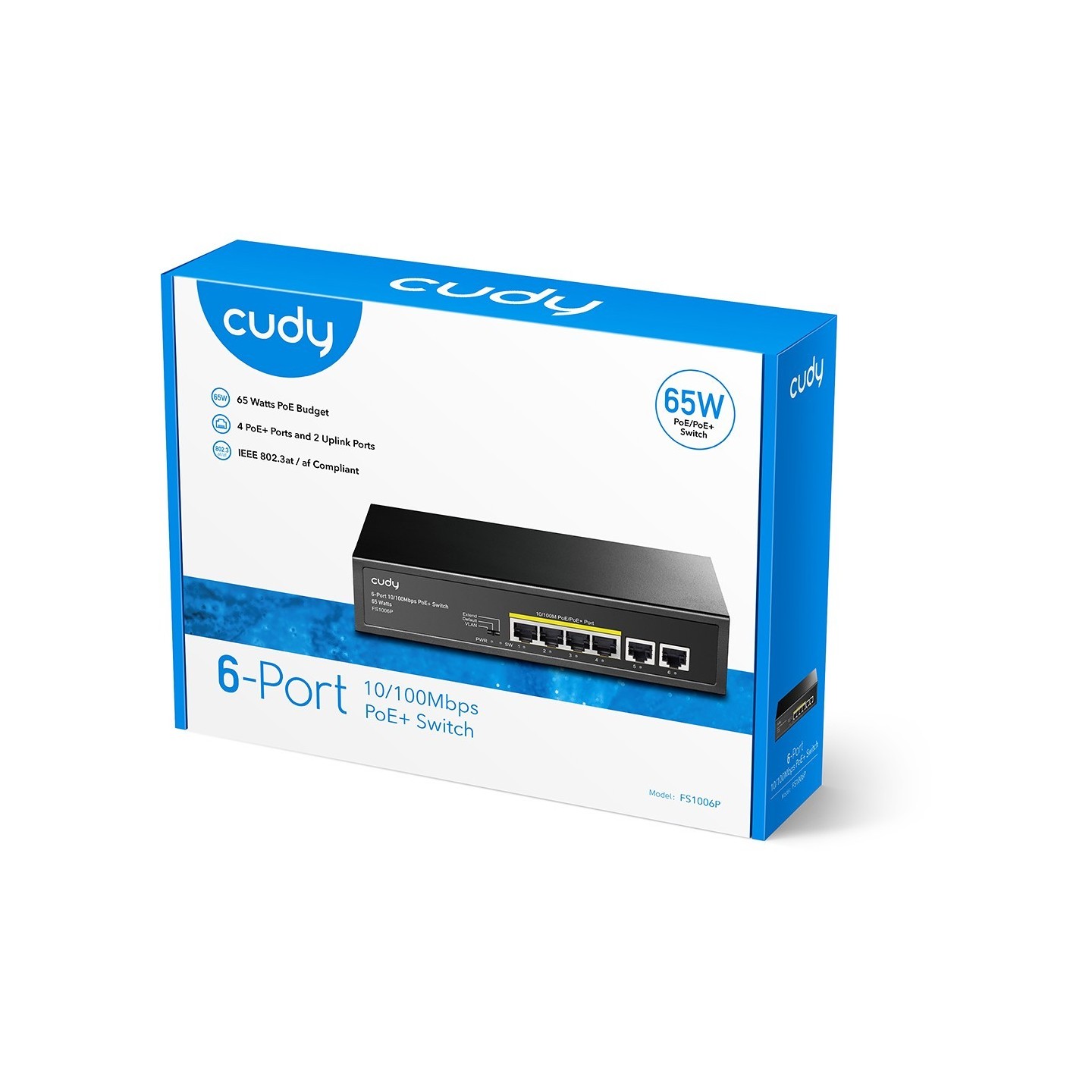 Cudy - FS1006P - 6P PoE+ — Buy in Cyprus with Fast Delivery