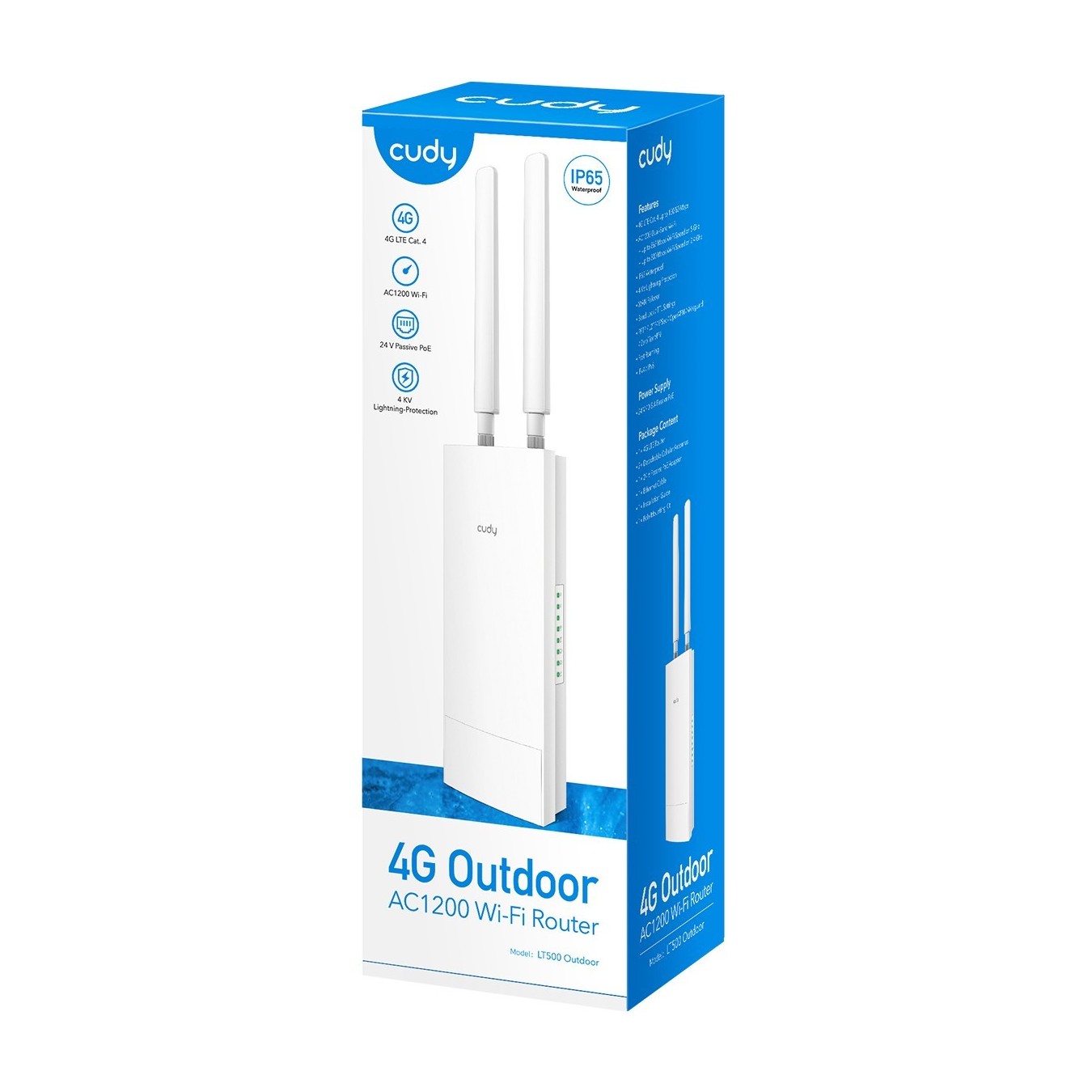 Cudy LT500 – Outdoor 4G LTE Cat4 AC1200 Wi-Fi Router – 150/50Mbps | Armenius Store