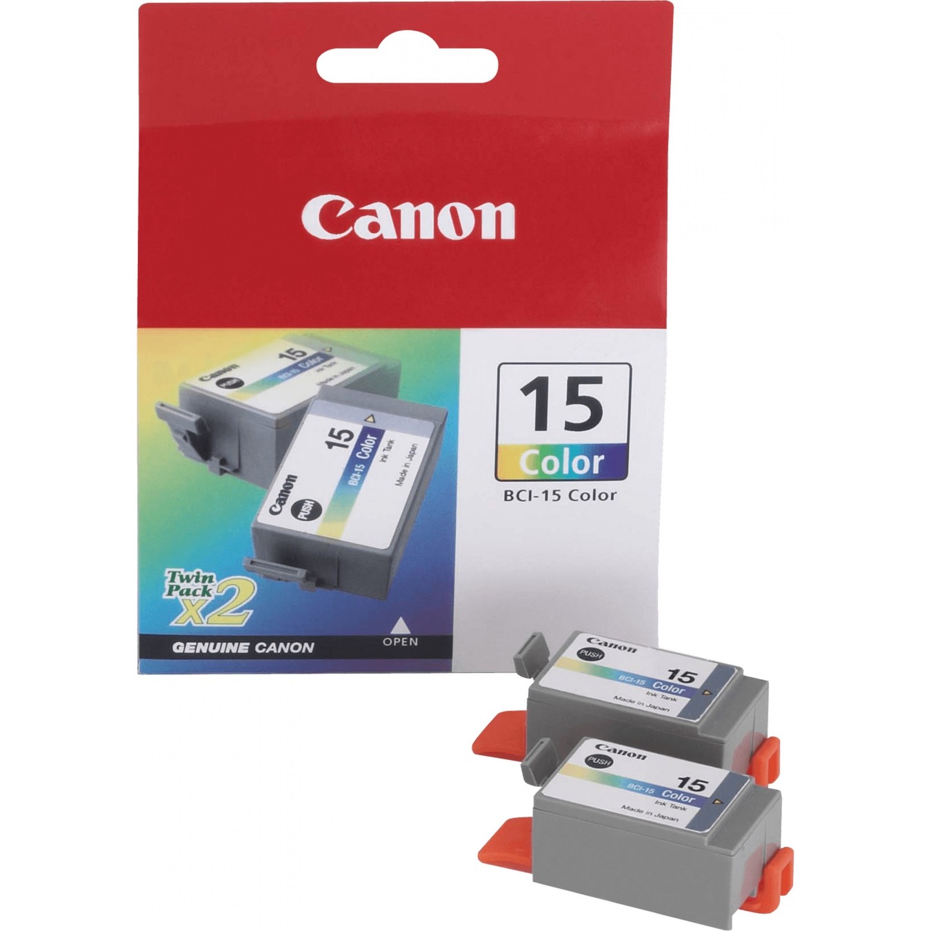 Canon Ink Cartridge - BCI-15C - Color 2x — Buy in Cyprus with Fast Delivery