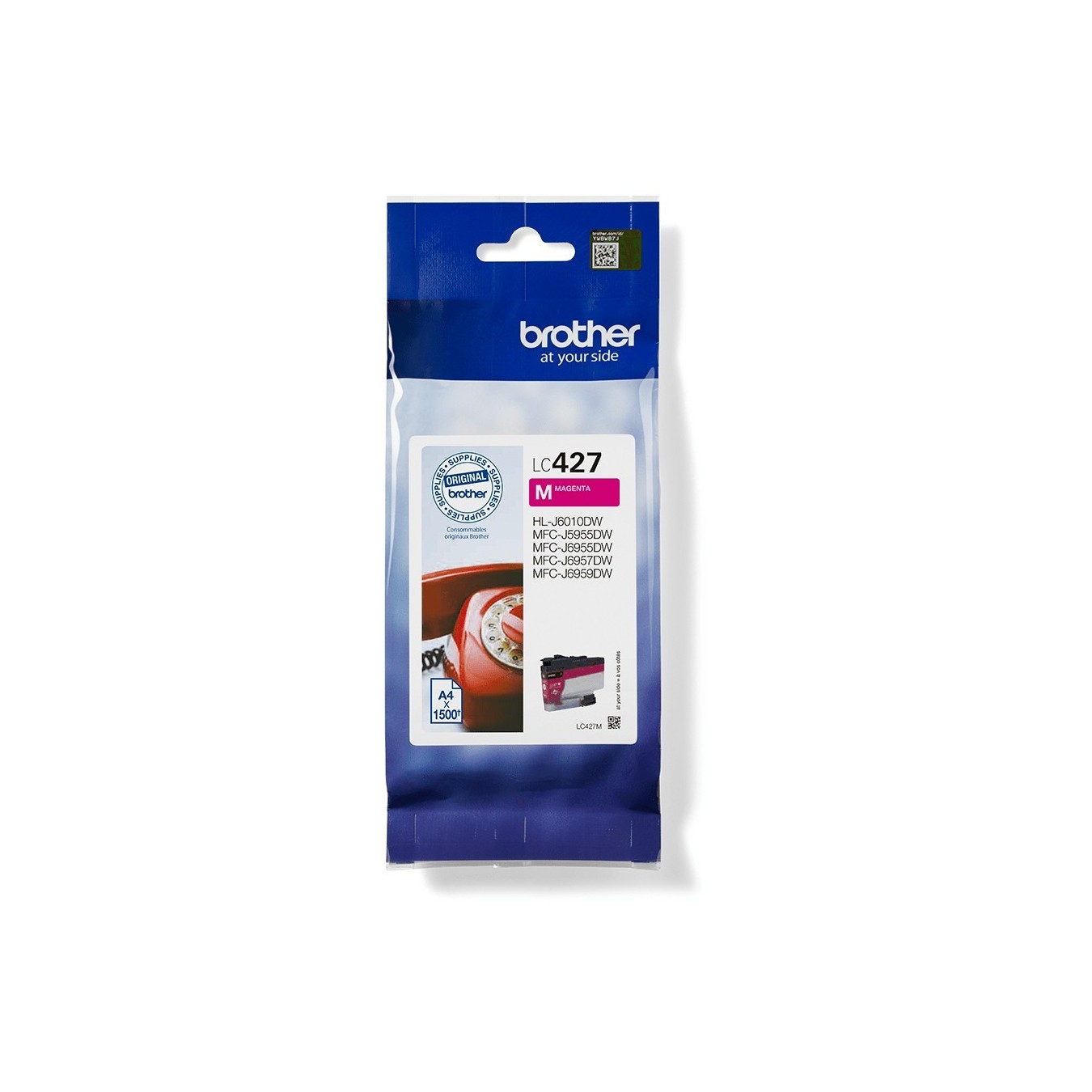 Brother Ink - LC-427M - Magenta up to 1,500 pages per ISO/IEC 24711 — Buy in Cyprus with Fast Delivery