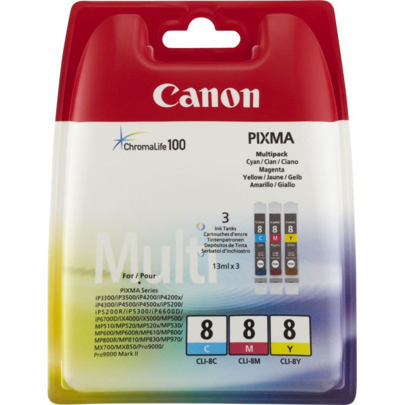 Buy Canon Multipack - CLI-8 - Multipack C M Y in Cyprus, Nicosia, Limassol, Larnaka, Pafos