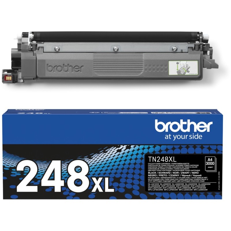 Buy Brother Toner - TN-248XLBK - Black up to 2,300 pages ISO IEC 19798 in Cyprus, Nicosia, Limassol, Larnaka, Pafos