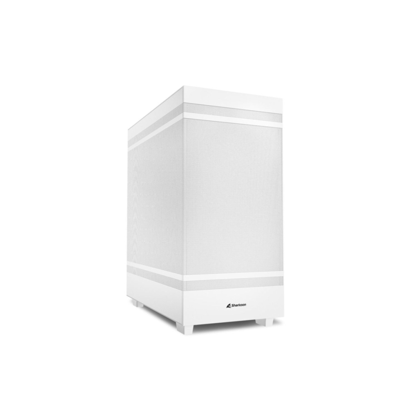 Sharkoon Rebel C50 - Full Tower PC Case (White) - ATX/mATX/Mini-ITX, USB-C, 400mm GPU, 168mm CPU Cooler