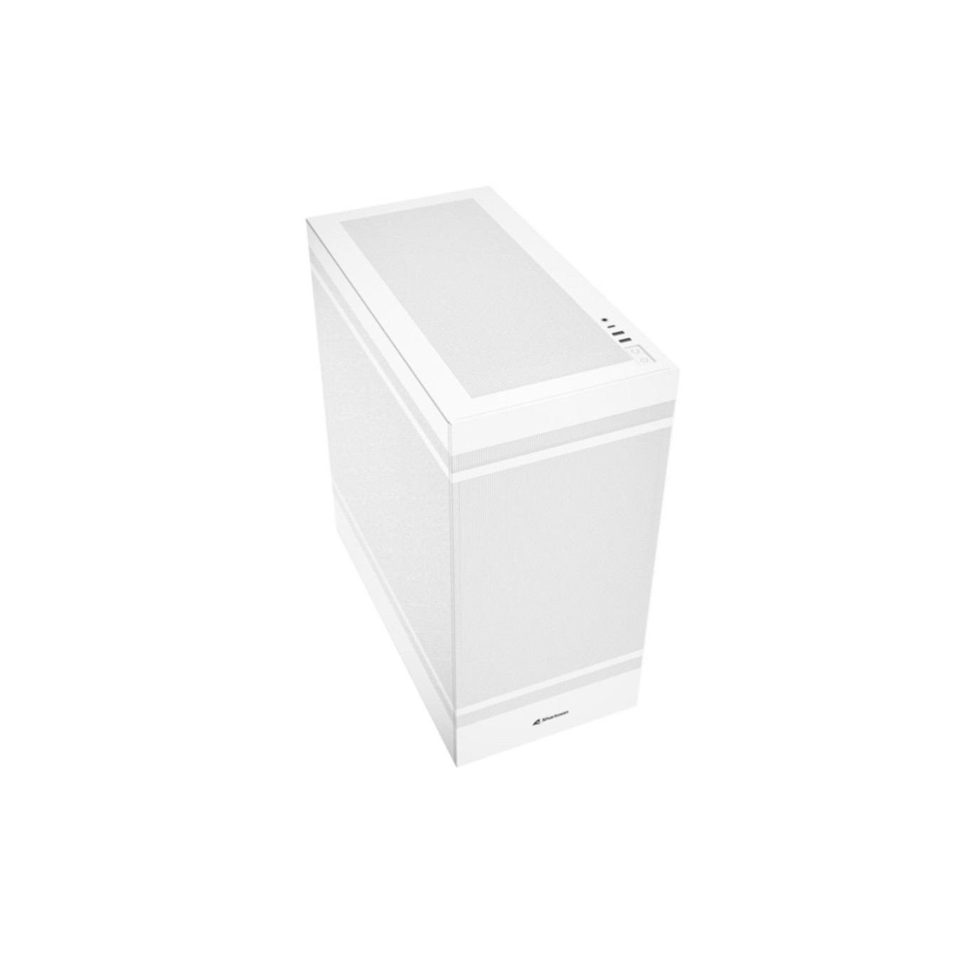 Sharkoon Rebel C50 - Full Tower PC Case (White) - ATX/mATX/Mini-ITX, USB-C, 400mm GPU, 168mm CPU Cooler
