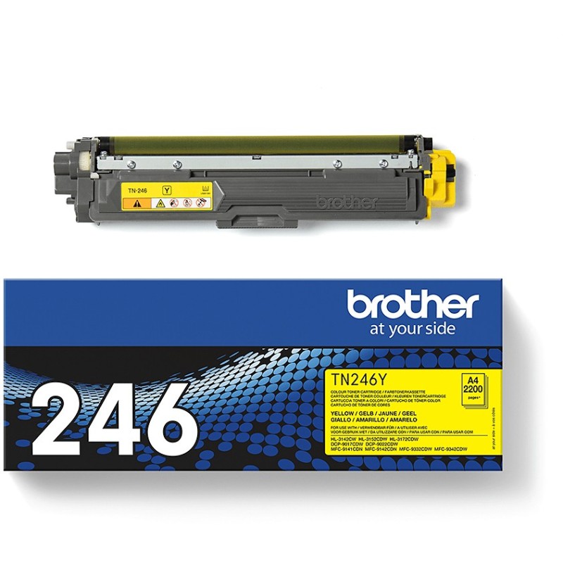 Buy Brother Toner - TN-246Y - Yellow in Cyprus, Nicosia, Limassol, Larnaka, Pafos