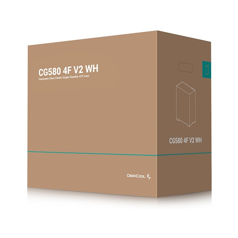 Buy DeepCool Midi - CG580 - 4F White V2 in Cyprus, Nicosia, Limassol, Larnaka, Pafos