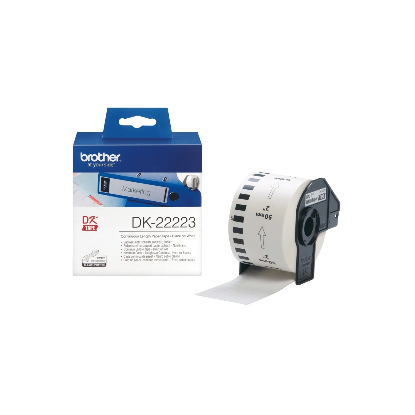 Brother Thermal Paper - DK22223 - 50mm — Buy in Cyprus with Fast Delivery