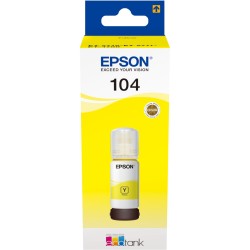 Buy Epson Ink 104 EcoTank - C13T00P440 - Yellow up to 7,500 pages in Cyprus, Nicosia, Limassol, Larnaka, Pafos