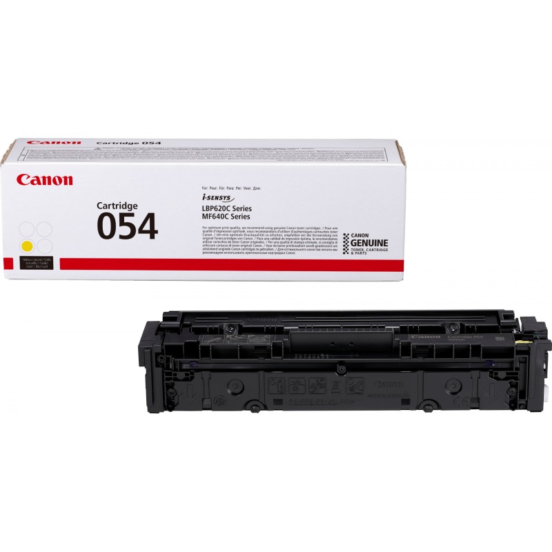 Buy Canon Toner Cartridge - 054 - Yellow, Original in Cyprus, Nicosia, Limassol, Larnaka, Pafos