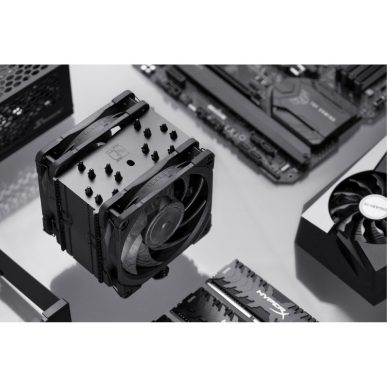 Buy Noctua NH-U12A chromax.black - Dual 120mm PWM Fans, 7-Heatpipe Tower CPU Coo... in Cyprus, Nicosia, Limassol, Larnaka, Pafos