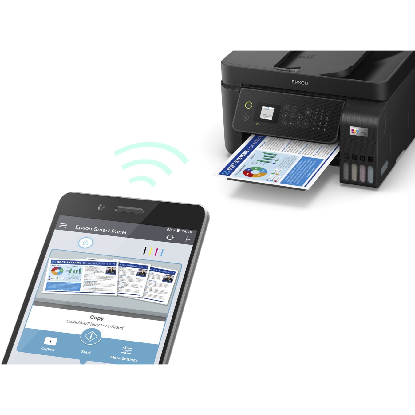 Epson EcoTank - ET-4800 - 4in1 A4 LAN Wifi ADF — Buy in Cyprus with Fast Delivery