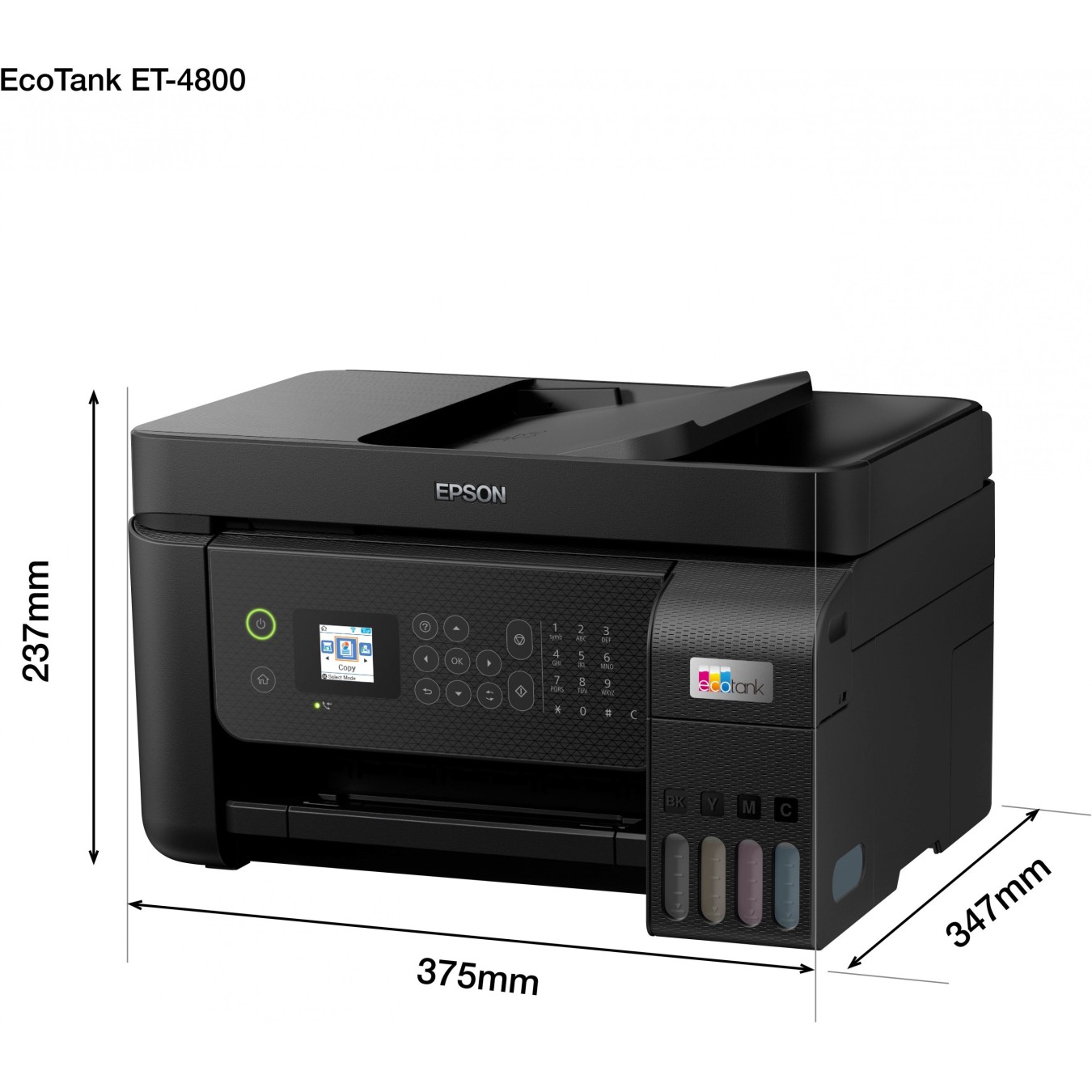 Epson EcoTank - ET-4800 - 4in1 A4 LAN Wifi ADF — Buy in Cyprus with Fast Delivery