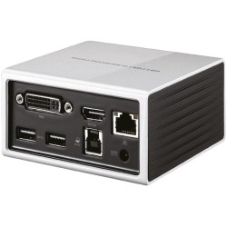Buy Club3D 4K Mini-Docking USB3 - to 4x USB3 HDMI DVI LAN Silver in Cyprus, Nicosia, Limassol, Larnaka, Pafos