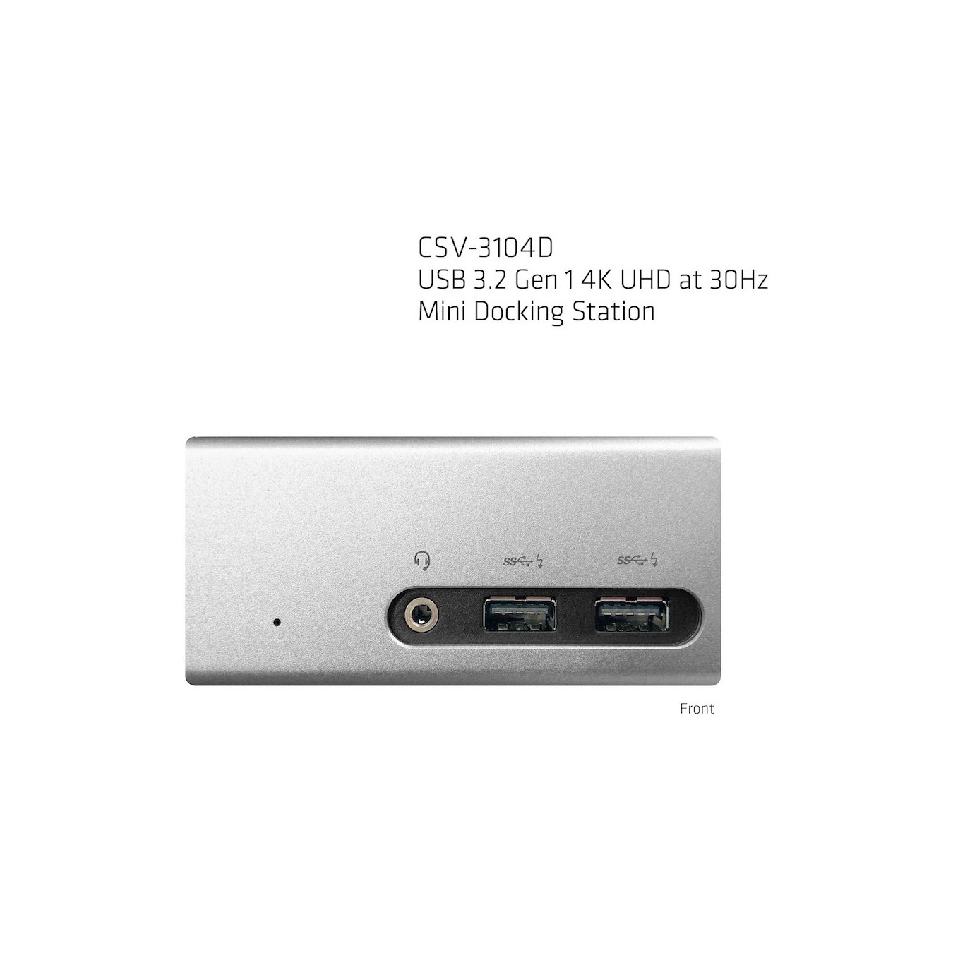 Club3D 4K Mini-Docking USB3 - to 4x USB3 HDMI DVI LAN Silver — Buy in Cyprus with Fast Delivery