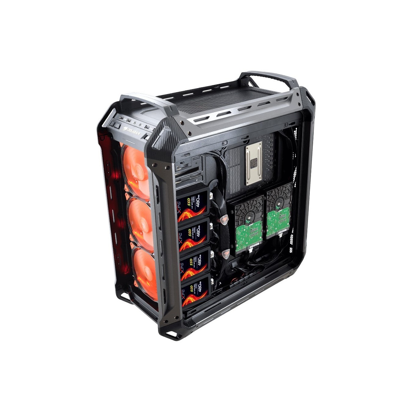 COUGAR Full-Tower Case - Panzer Max-G - Black — Buy in Cyprus with Fast Delivery