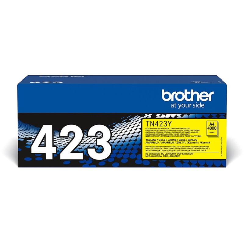 Buy Brother Toner - TN-423Y - Yellow up to 4,000 pages ISO 19798 in Cyprus, Nicosia, Limassol, Larnaka, Pafos