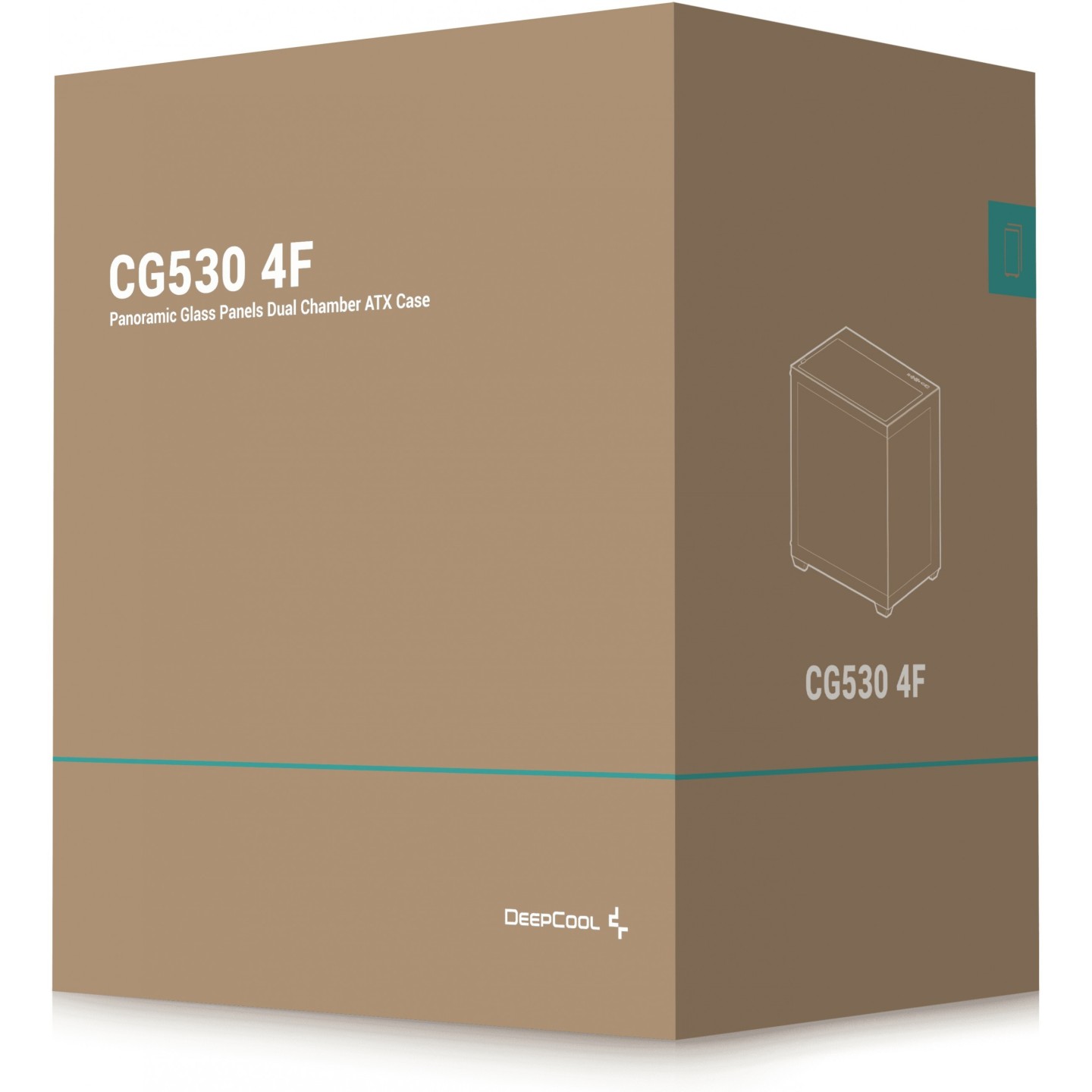 DeepCool CG530 4F Midi Tower PC Case Black (Boxed) — Buy in Cyprus with Fast Delivery