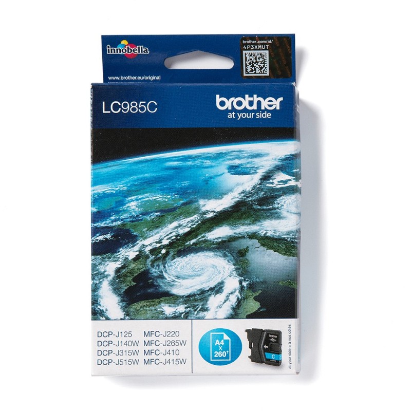 Buy Brother Ink Cartridge - LC-985C - Cyan up to 260 pages per ISO IEC 24711 in Cyprus, Nicosia, Limassol, Larnaka, Pafos