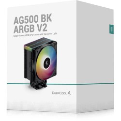 DeepCool AG500 BK ARGB V2 CPU Air Cooler - LGA1851/AM5 (Boxed) — Buy in Cyprus with Fast Delivery