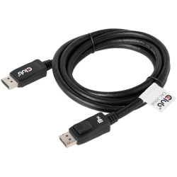 Buy Club3D DisplayPort Cable - 1.4 HBR3 32.4Gb s 2m 8K60Hz St St Polybag in Cyprus, Nicosia, Limassol, Larnaka, Pafos