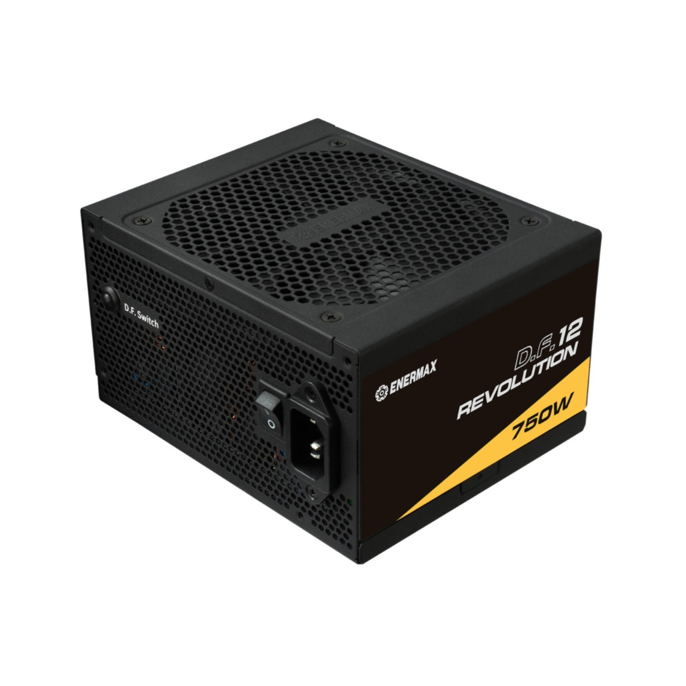 Enermax Revolution D.F.12 ETV750G - 750W ATX 3.1 PSU - Fully-Modular, 80 PLUS Gold, Black — Buy in Cyprus with Fast Delivery