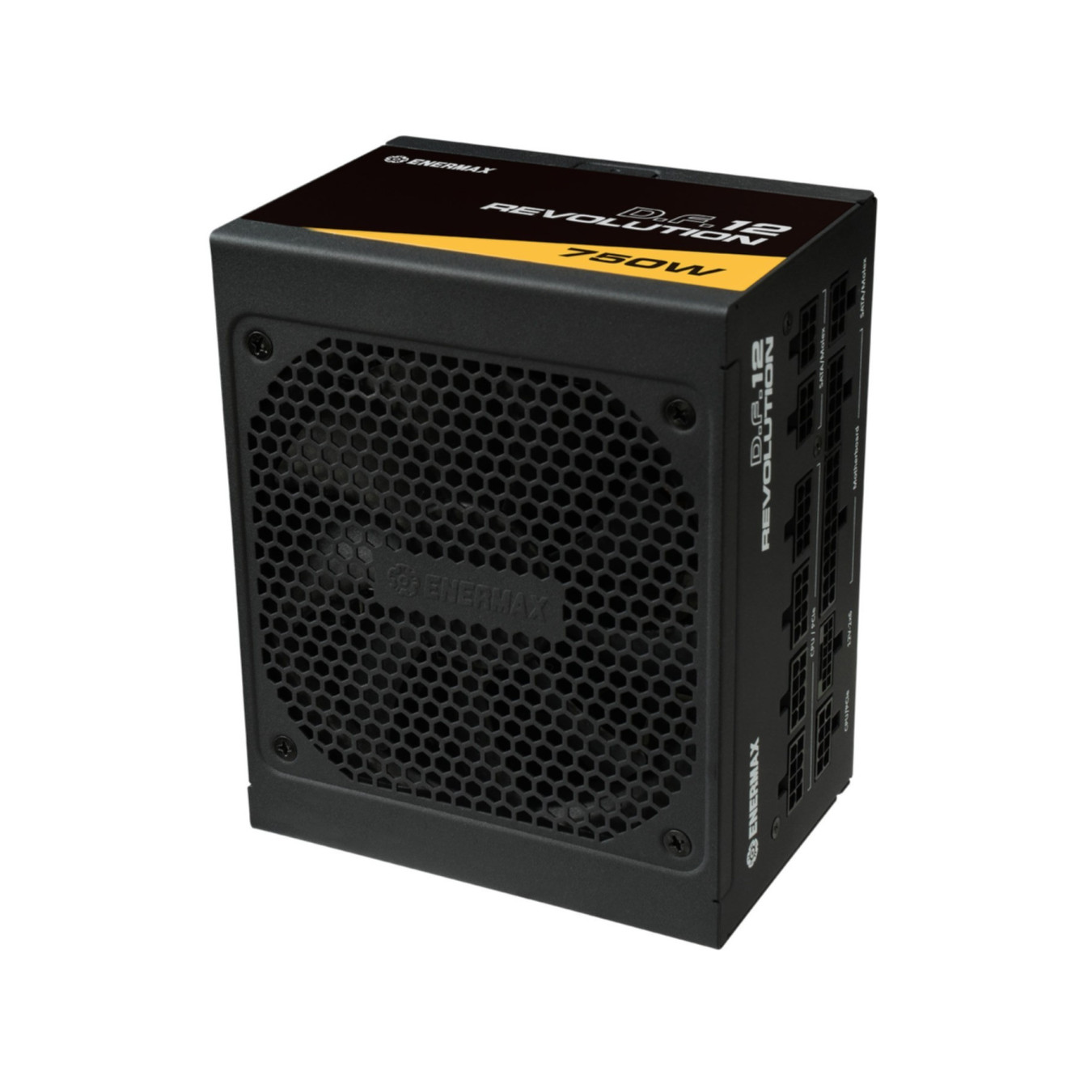 Enermax Revolution D.F.12 ETV750G - 750W ATX 3.1 PSU - Fully-Modular, 80 PLUS Gold, Black — Buy in Cyprus with Fast Delivery