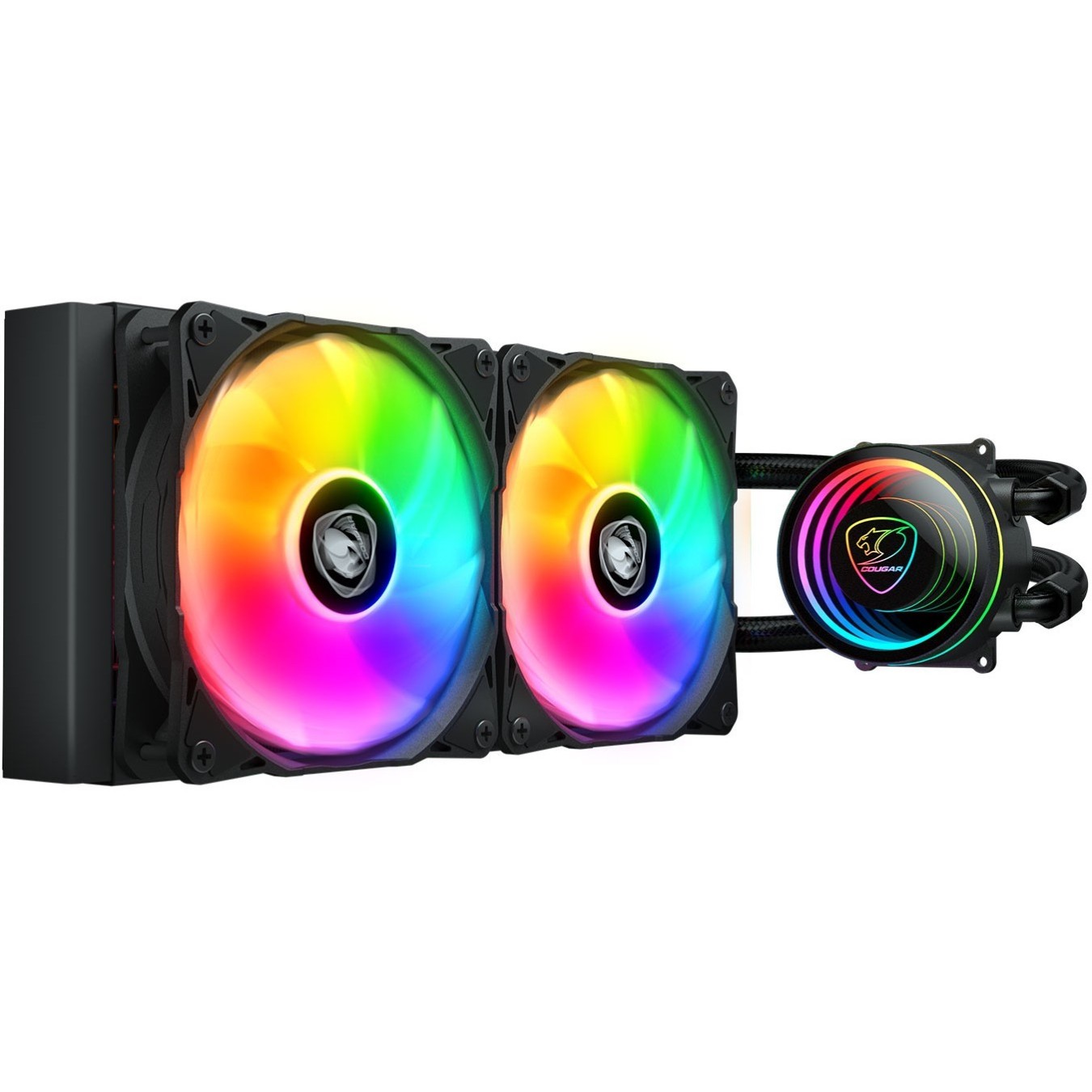 COUGAR CPU Water Cooler - Poseidon Elite 240 - ARGB Black — Buy in Cyprus with Fast Delivery