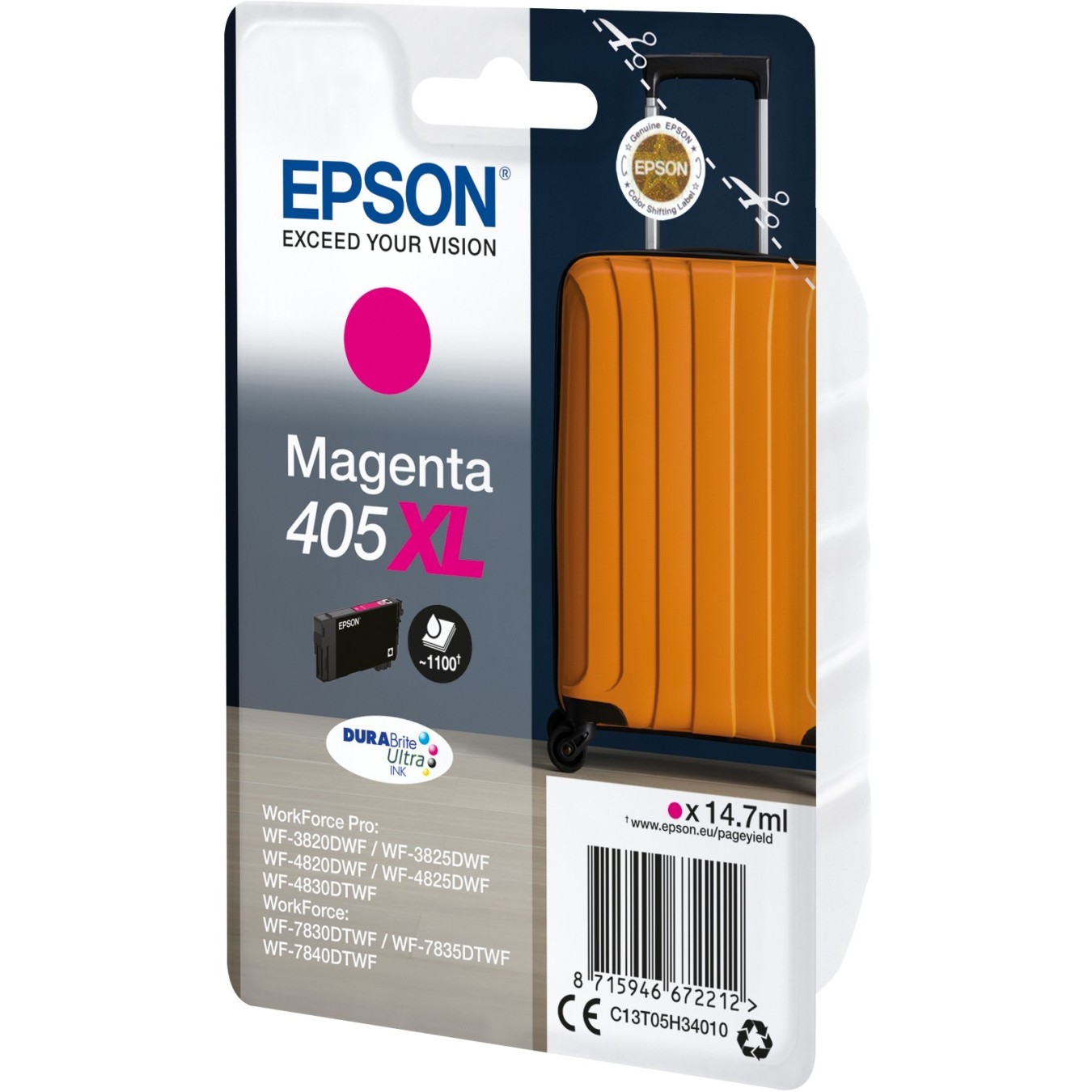 Epson Ink - C13T05H34010 - 405XL Magenta up to 1,100 pages — Buy in Cyprus with Fast Delivery