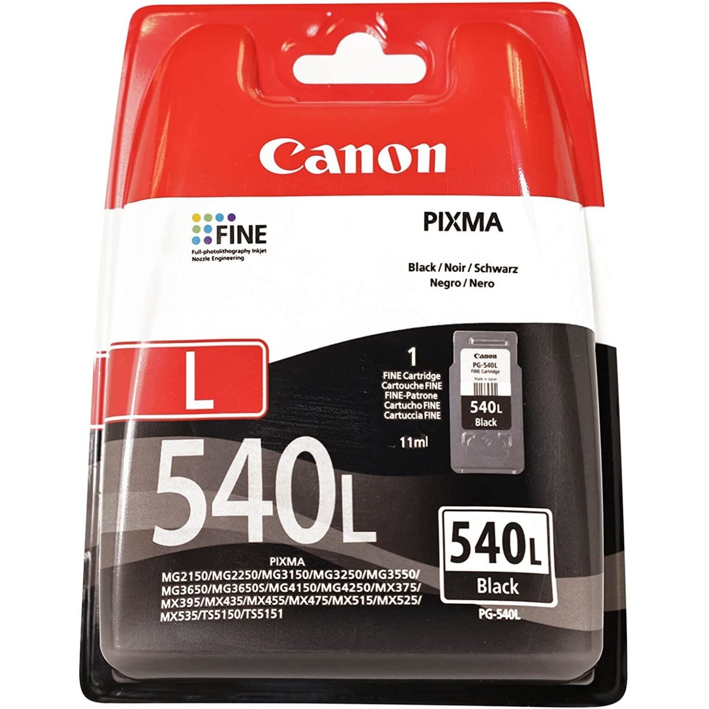 Canon Ink 5224B001 - PG-540L - Black up to 300 pages per ISO IEC 24711 — Buy in Cyprus with Fast Delivery