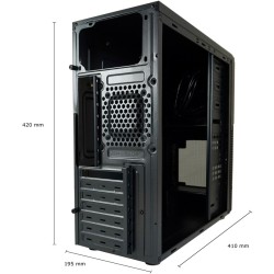 LC-Power 7041B Midi Tower PC Case - Black (Boxed) — Buy in Cyprus with Fast Delivery