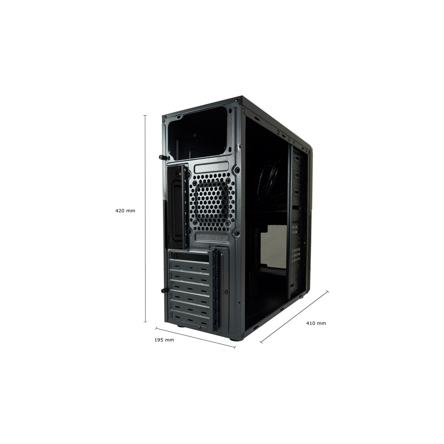LC-Power 7041B Midi Tower PC Case - Black (Boxed) — Buy in Cyprus with Fast Delivery
