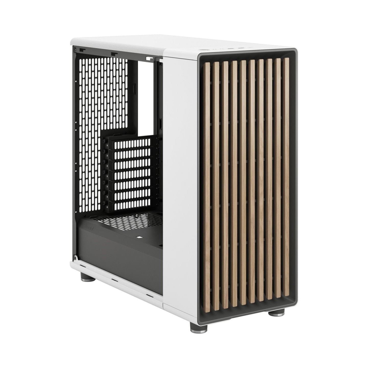 Fractal Design North Chalk White - Tempered Glass Mid-Tower PC Case (Boxed) — Buy in Cyprus with Fast Delivery