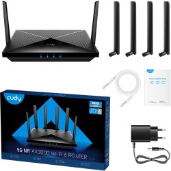 Cudy Wi-Fi 6 5G Mesh Gigabit Router - AX3000 - Wi-Fi 6 5G Mesh Gigabit Router — Buy in Cyprus with Fast Delivery
