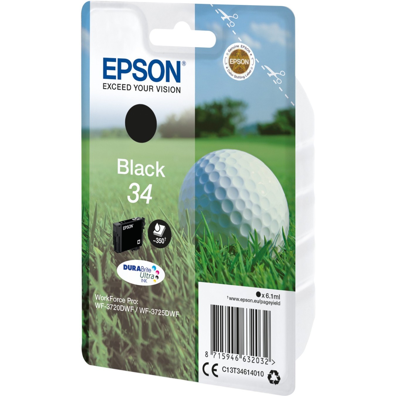 Epson Ink - T3461 - 34 Black — Buy in Cyprus with Fast Delivery