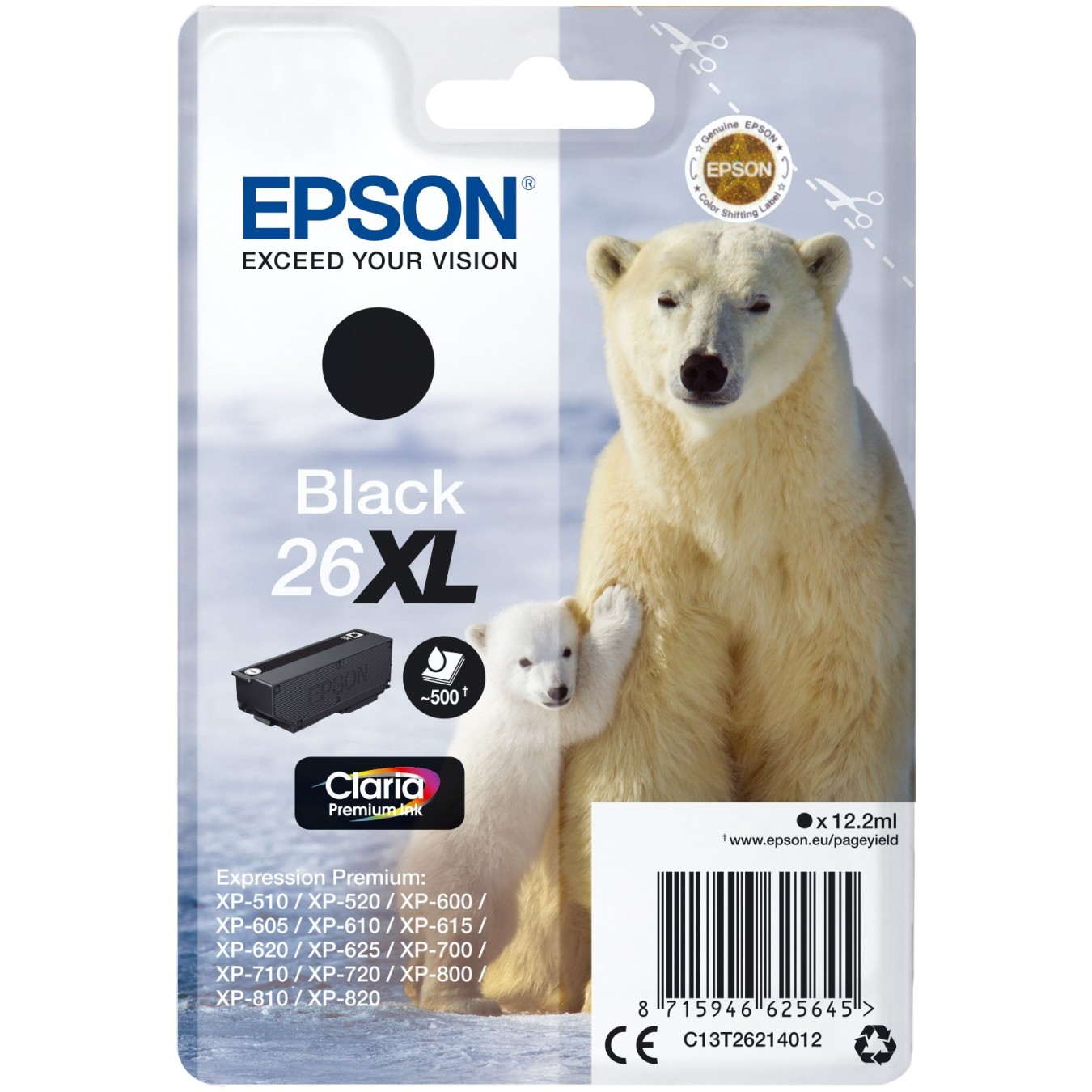 Epson - T2621 - 26XL Black — Buy in Cyprus with Fast Delivery