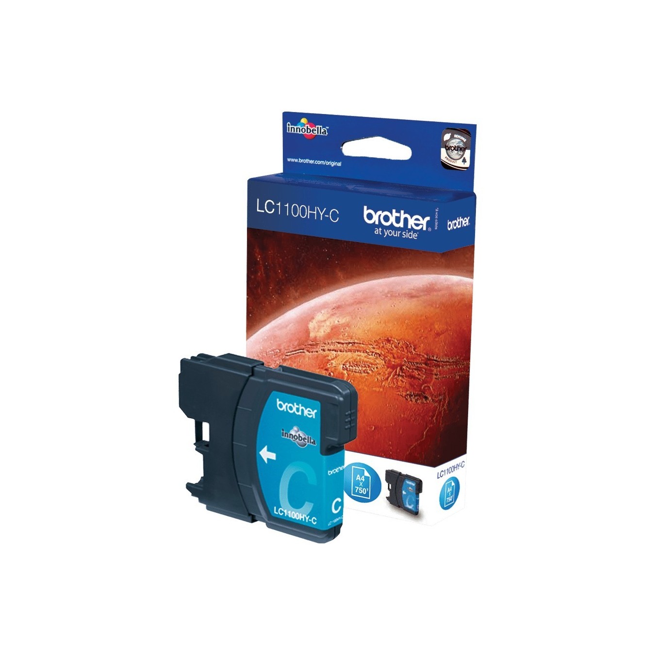 Brother Ink Cartridge - LC-1100HYC - Cyan — Buy in Cyprus with Fast Delivery
