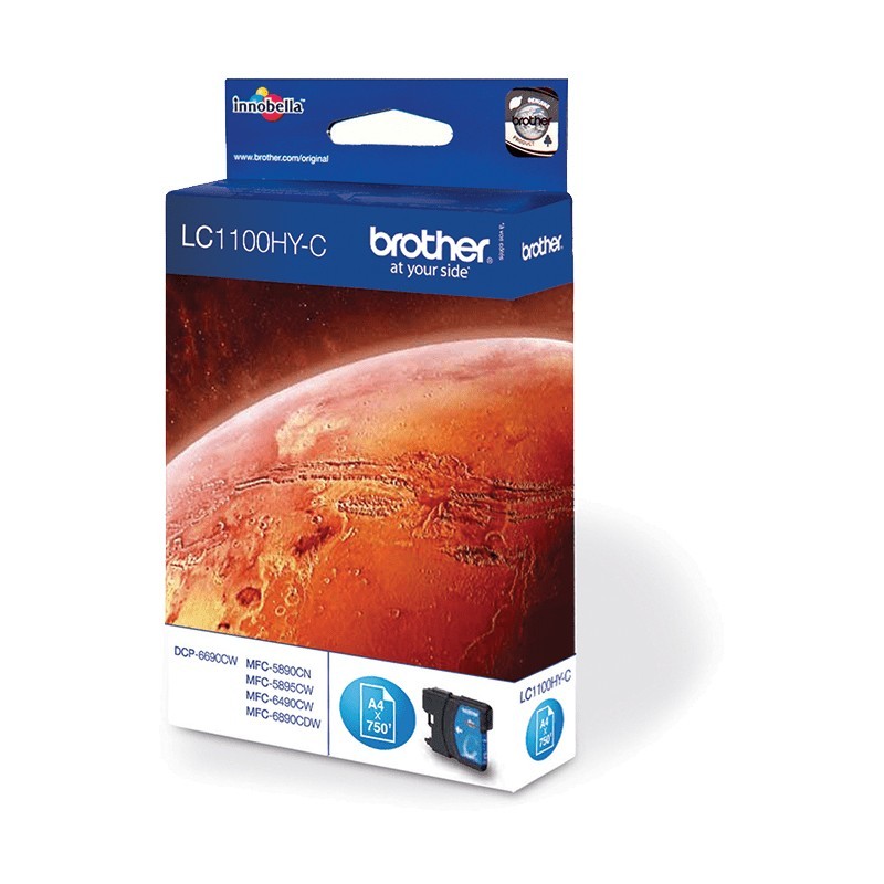 Buy Brother Ink Cartridge - LC-1100HYC - Cyan in Cyprus, Nicosia, Limassol, Larnaka, Pafos