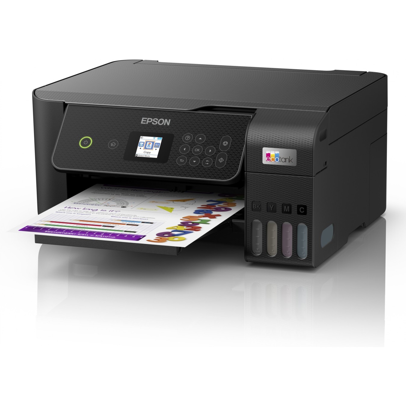 Epson EcoTank Inkjet Multifunction Printer - ET-2870 - 3-in-1, A4, Wi-Fi, Wi-Fi Direct, ADF, Duplex