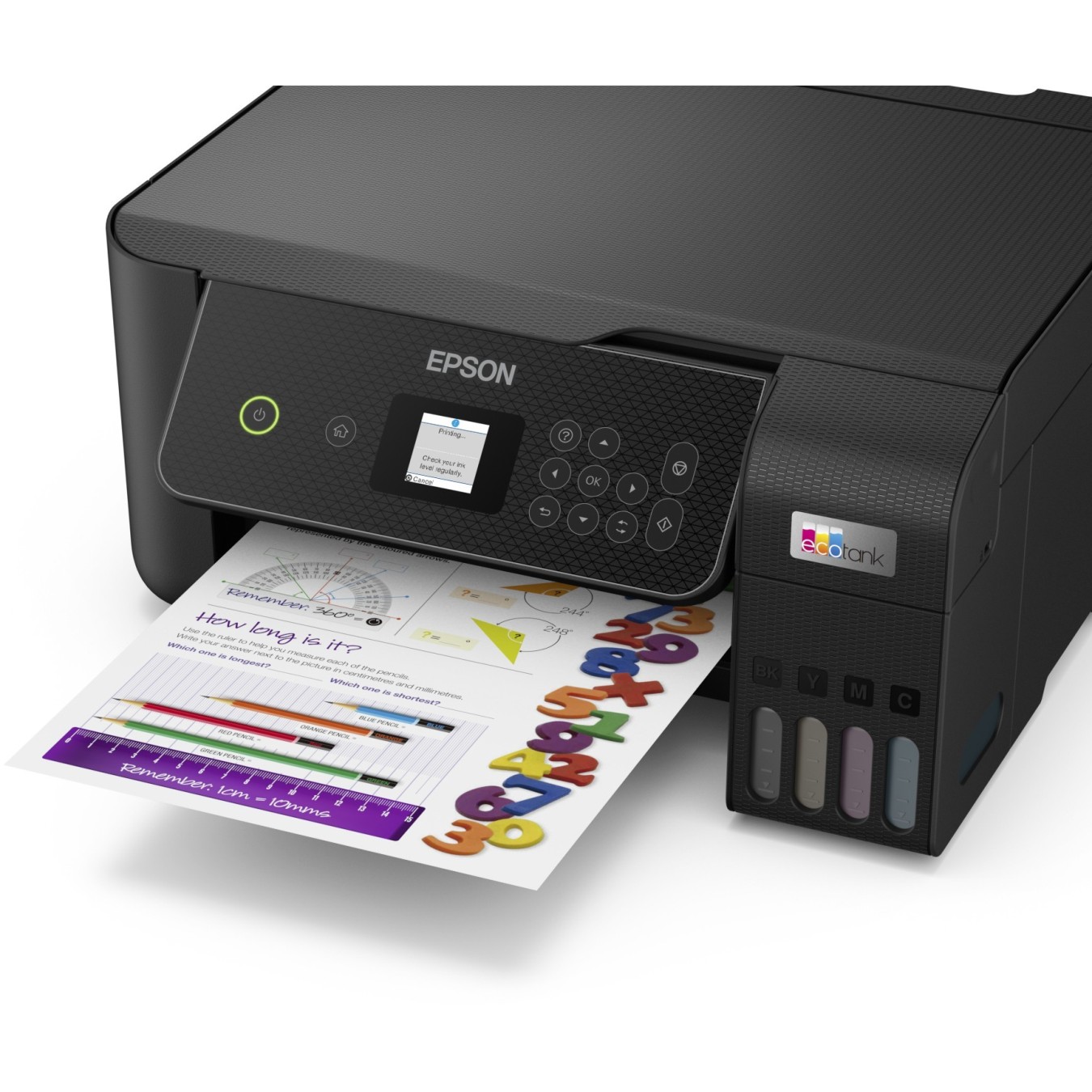 Epson EcoTank Inkjet Multifunction Printer - ET-2870 - 3-in-1, A4, Wi-Fi, Wi-Fi Direct, ADF, Duplex
