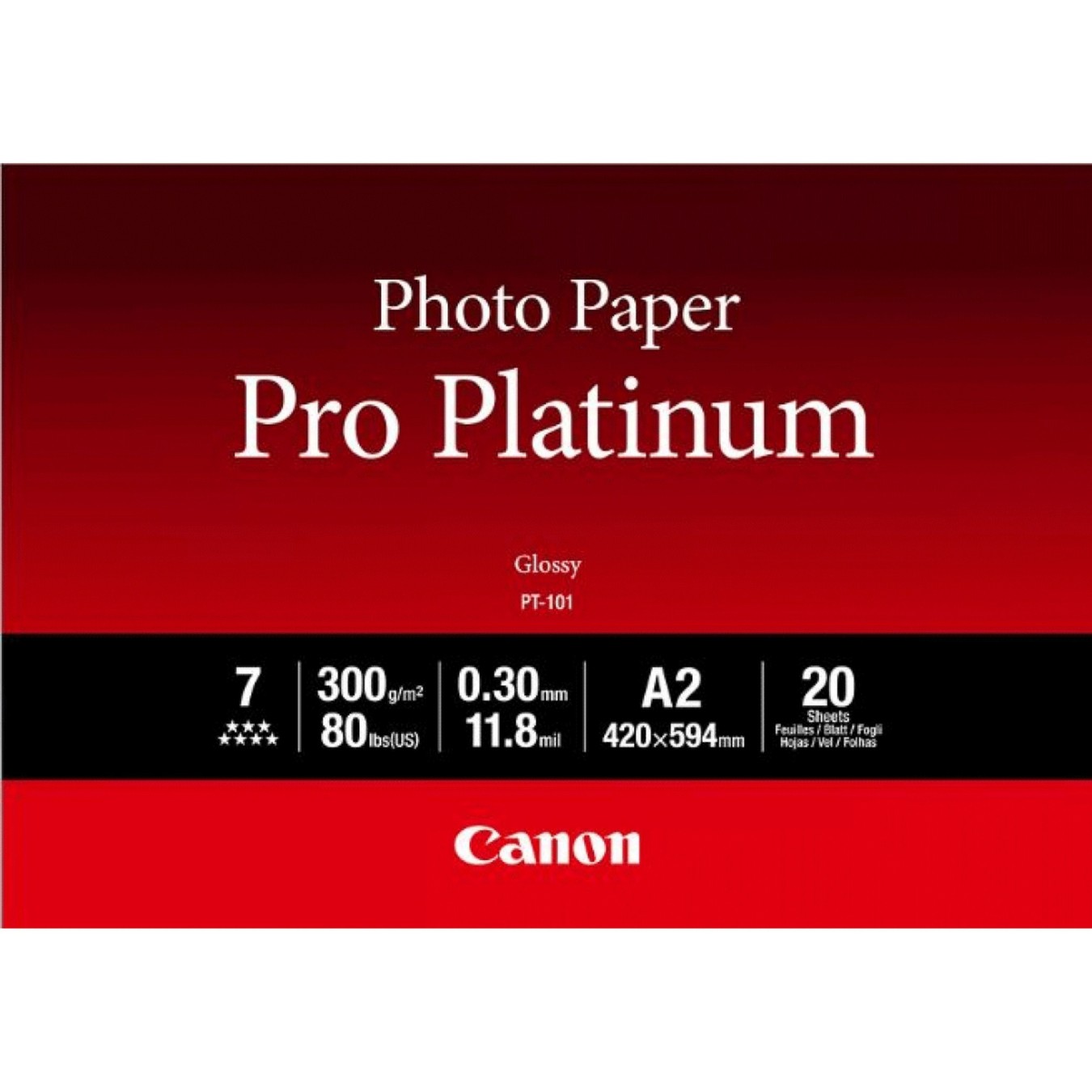 Canon Pro Platinum - PT-101 - Photo Paper - High-gloss — Buy in Cyprus with Fast Delivery