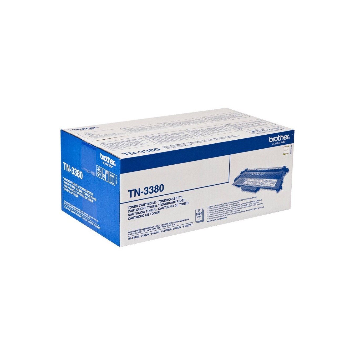 Brother Toner - TN-3380 - Black up to 8,000 pages per ISO IEC 19752 — Buy in Cyprus with Fast Delivery