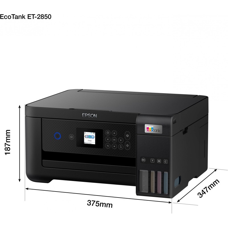 Buy Epson EcoTank Inkjet Printer - ET-2850 - 3in1 A4 Wi-Fi Duplex in Cyprus, Nicosia, Limassol, Larnaka, Pafos