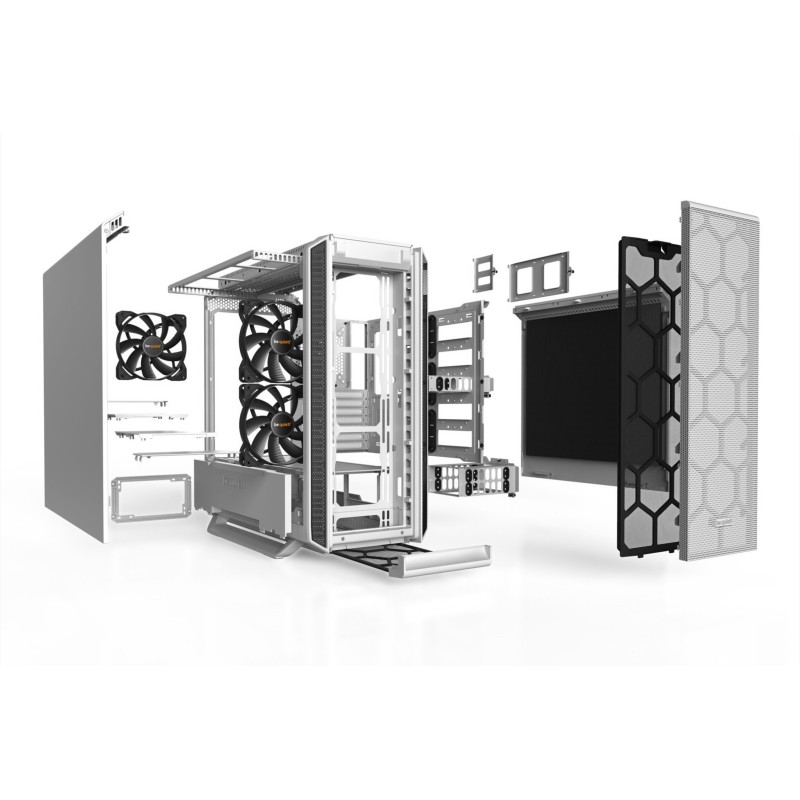 Buy be quiet! Silent Base 802 - White - Mid Tower, E-ATX/ATX/mATX/Mini-ITX, USB-... in Cyprus, Nicosia, Limassol, Larnaka, Pafos