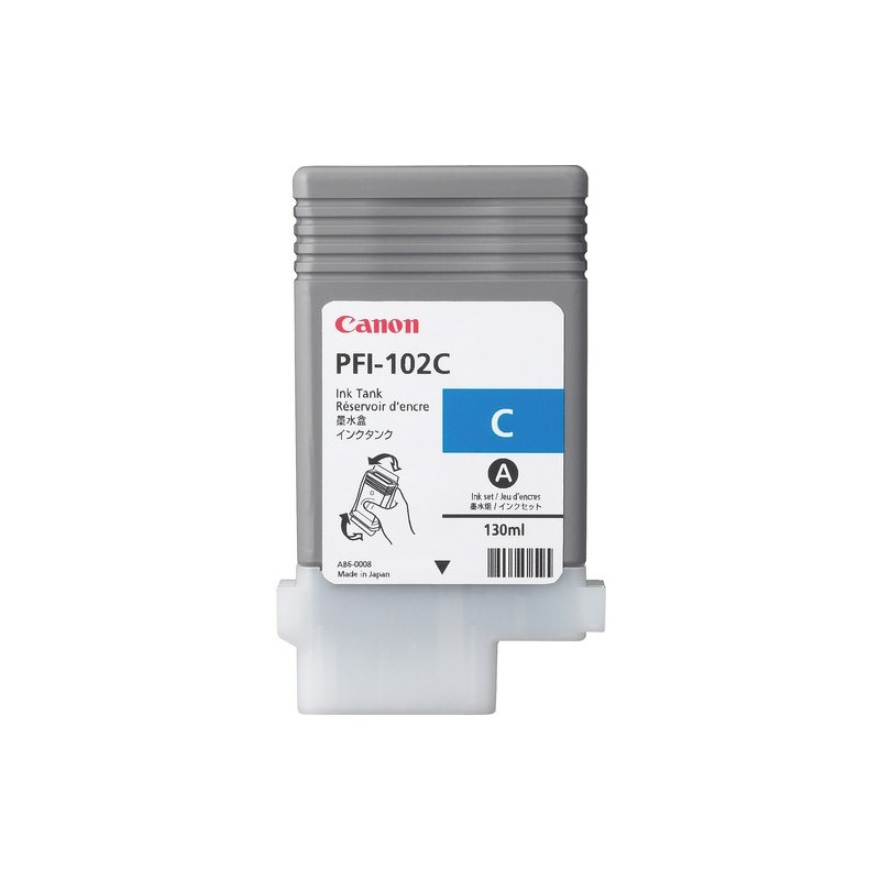 Buy Canon Ink - PFI-102C - Cyan in Cyprus, Nicosia, Limassol, Larnaka, Pafos