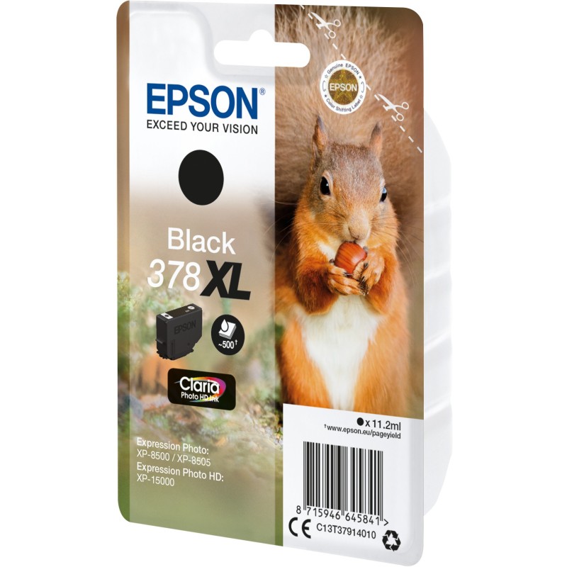 Buy Epson Ink 378XL - C13T37914010 - Black up to 500 pages in Cyprus, Nicosia, Limassol, Larnaka, Pafos