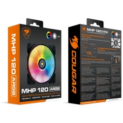 Buy COUGAR Case Fan - MHP 120 ARGB - 120mm Black in Cyprus, Nicosia, Limassol, Larnaka, Pafos