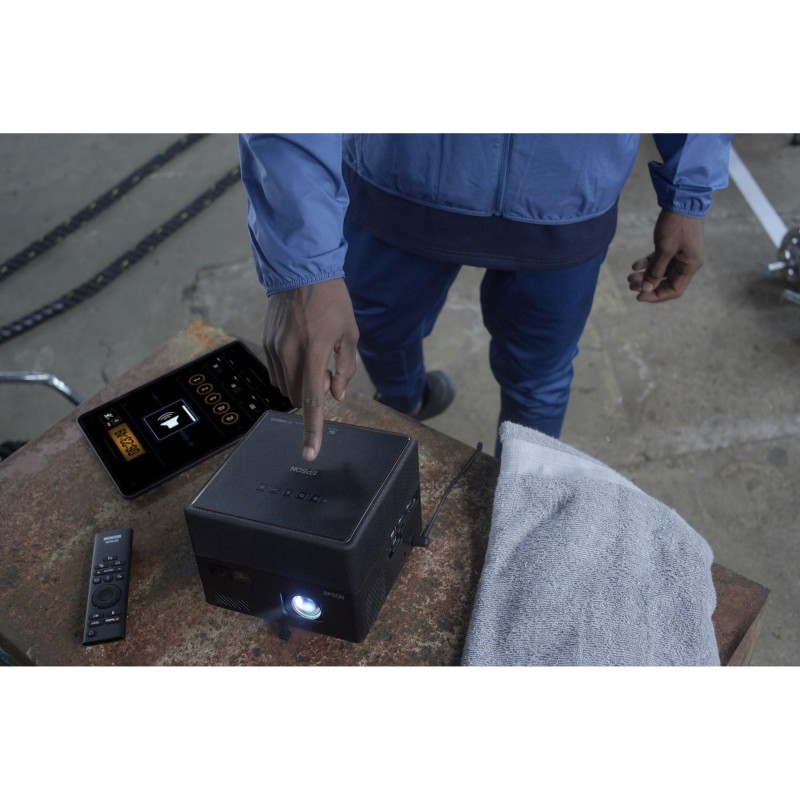 Buy Epson Projector - EF-12 - 1920x1080 16:9 1000-Lumen Laser HDMI USB2.0-A Andr... in Cyprus, Nicosia, Limassol, Larnaka, Pafos