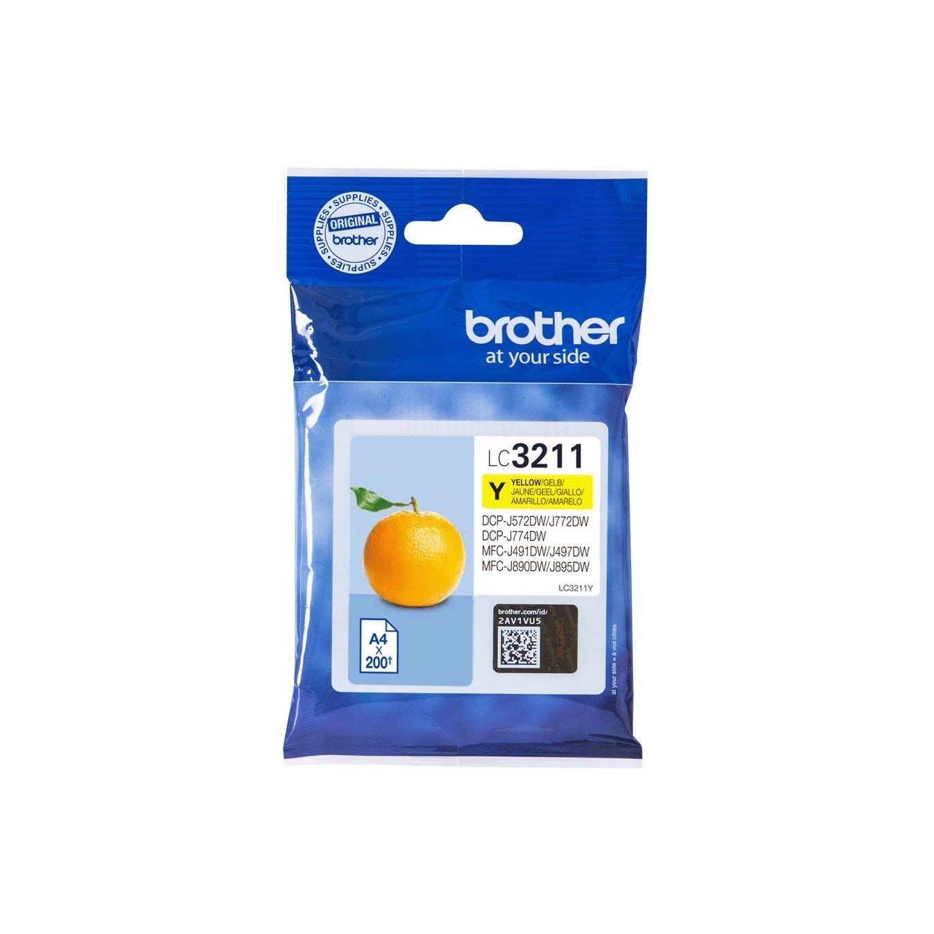 Brother Ink - LC-3211Y - Yellow up to 200 pages per ISO IEC 24711 — Buy in Cyprus with Fast Delivery