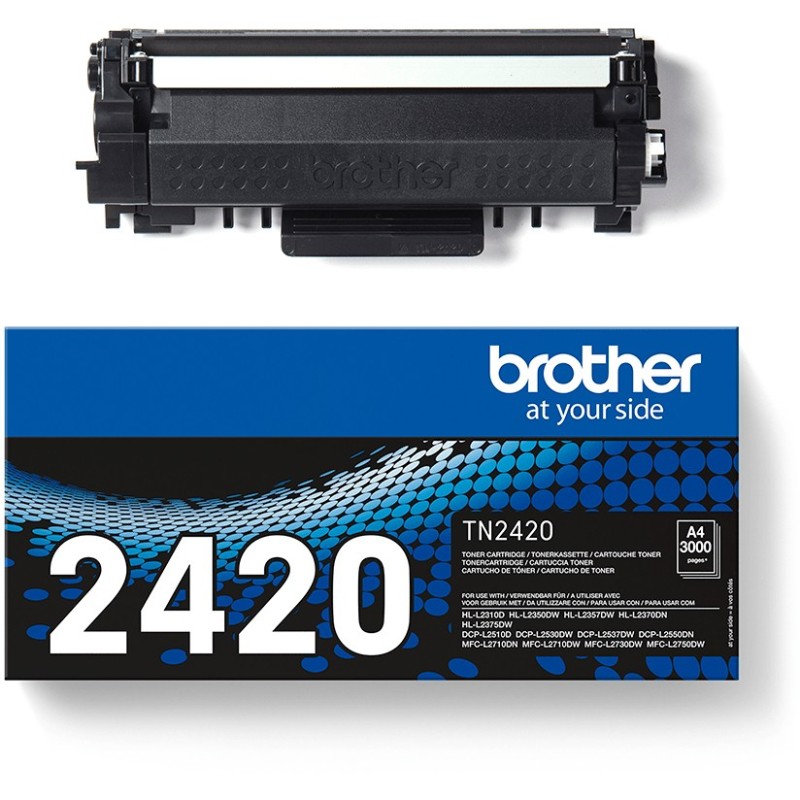 Buy Brother Toner - TN-2420 - Black up to 3,000 pages per ISO 19752 in Cyprus, Nicosia, Limassol, Larnaka, Pafos